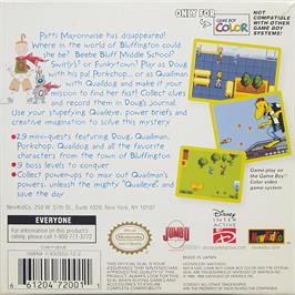Box back cover for Doug's Big Game on the Nintendo Game Boy Color.