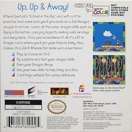 Box back cover for Dragon Tales - Dragon Wings on the Nintendo Game Boy Color.