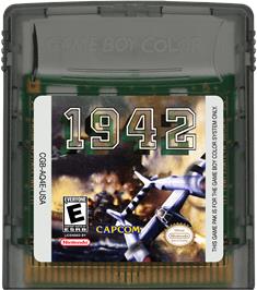 Cartridge artwork for 1942 on the Nintendo Game Boy Color.