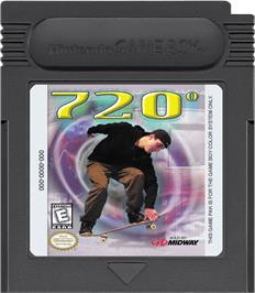 Cartridge artwork for 720 Degrees on the Nintendo Game Boy Color.