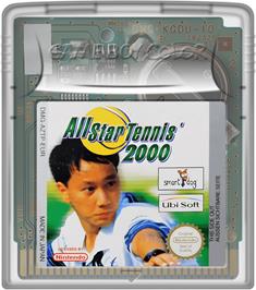 Cartridge artwork for All Star Tennis 2000 on the Nintendo Game Boy Color.