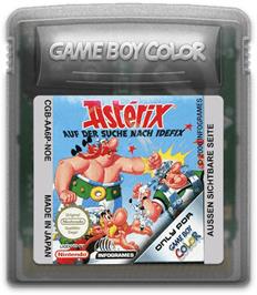 Cartridge artwork for Asterix: Search for Dogmatix on the Nintendo Game Boy Color.