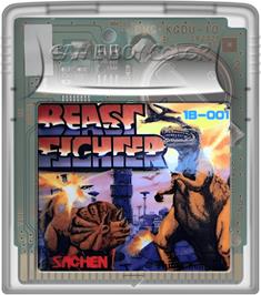 Cartridge artwork for Beast Fighter on the Nintendo Game Boy Color.