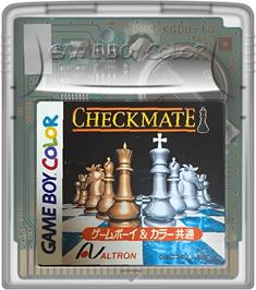 Cartridge artwork for Checkmate on the Nintendo Game Boy Color.