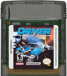 Cartridge artwork for Driver - You Are The Wheelman on the Nintendo Game Boy Color.