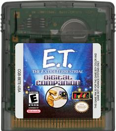 Cartridge artwork for E.t. The Extra Terrestrial - Digital Companion on the Nintendo Game Boy Color.