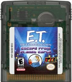 Cartridge artwork for E.t. The Extra Terrestrial - Escape From Planet Earth on the Nintendo Game Boy Color.
