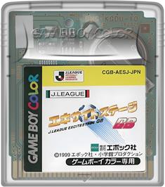 Cartridge artwork for J.league Excite Stage Gb on the Nintendo Game Boy Color.