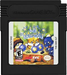 Cartridge artwork for Lil' Monster on the Nintendo Game Boy Color.