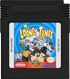 Cartridge artwork for Looney Tunes on the Nintendo Game Boy Color.