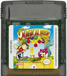 Cartridge artwork for Magical Drop on the Nintendo Game Boy Color.