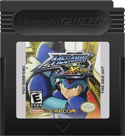 Cartridge artwork for Mega Man XTreme on the Nintendo Game Boy Color.