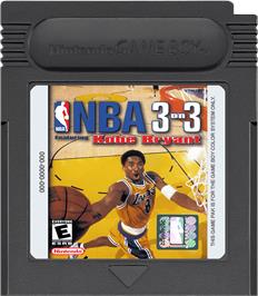 Cartridge artwork for NBA 3 on 3 Featuring Kobe Bryant on the Nintendo Game Boy Color.