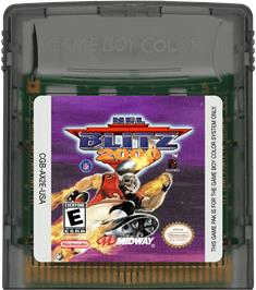 Cartridge artwork for Nfl Blitz 2000 on the Nintendo Game Boy Color.
