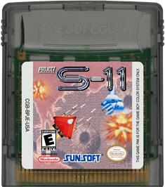 Cartridge artwork for Project S-11 on the Nintendo Game Boy Color.