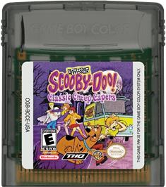Cartridge artwork for Scooby Doo! Classic Creep Capers on the Nintendo Game Boy Color.