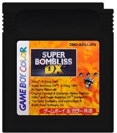 Cartridge artwork for Super Bombliss Dx on the Nintendo Game Boy Color.