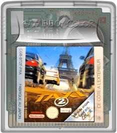 Cartridge artwork for Taxi 2 on the Nintendo Game Boy Color.