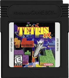 Cartridge artwork for Tetris Dx on the Nintendo Game Boy Color.
