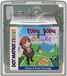 Cartridge artwork for Tobu Tobu Girl Deluxe on the Nintendo Game Boy Color.