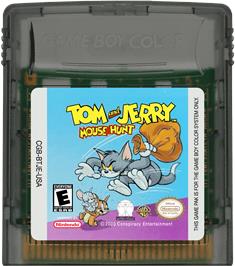 Cartridge artwork for Tom And Jerry - Mouse Hunt on the Nintendo Game Boy Color.