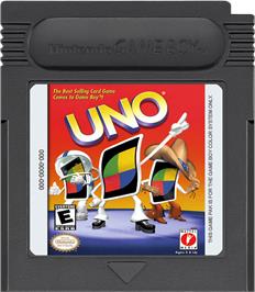 Cartridge artwork for Uno on the Nintendo Game Boy Color.