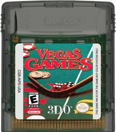 Cartridge artwork for Vegas Games on the Nintendo Game Boy Color.