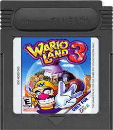 Cartridge artwork for Wario Land 3 on the Nintendo Game Boy Color.