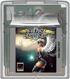 Cartridge artwork for WingWarriors on the Nintendo Game Boy Color.