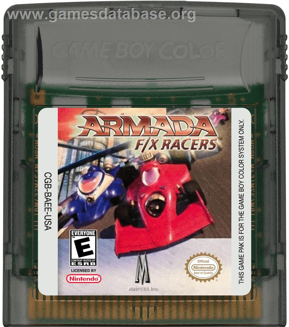 Armada - Fx Racers - Nintendo Game Boy Color - Artwork - Cartridge