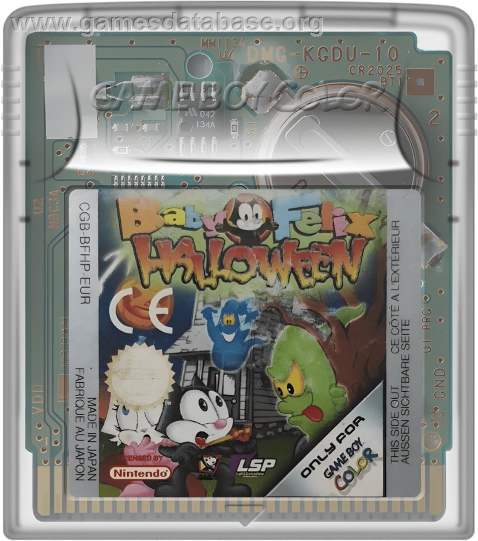 Baby Felix - Halloween - Nintendo Game Boy Color - Artwork - Cartridge
