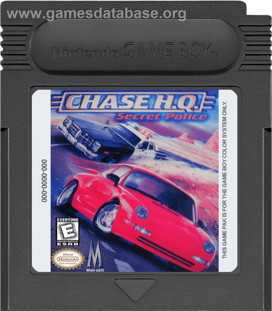 Chase H.Q. - Nintendo Game Boy Color - Artwork - Cartridge