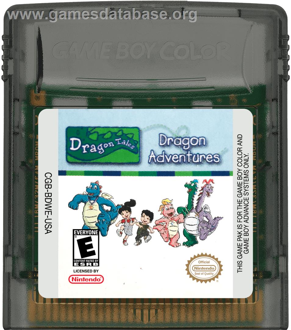Dragon Tales - Dragon Adventures - Nintendo Game Boy Color - Artwork - Cartridge