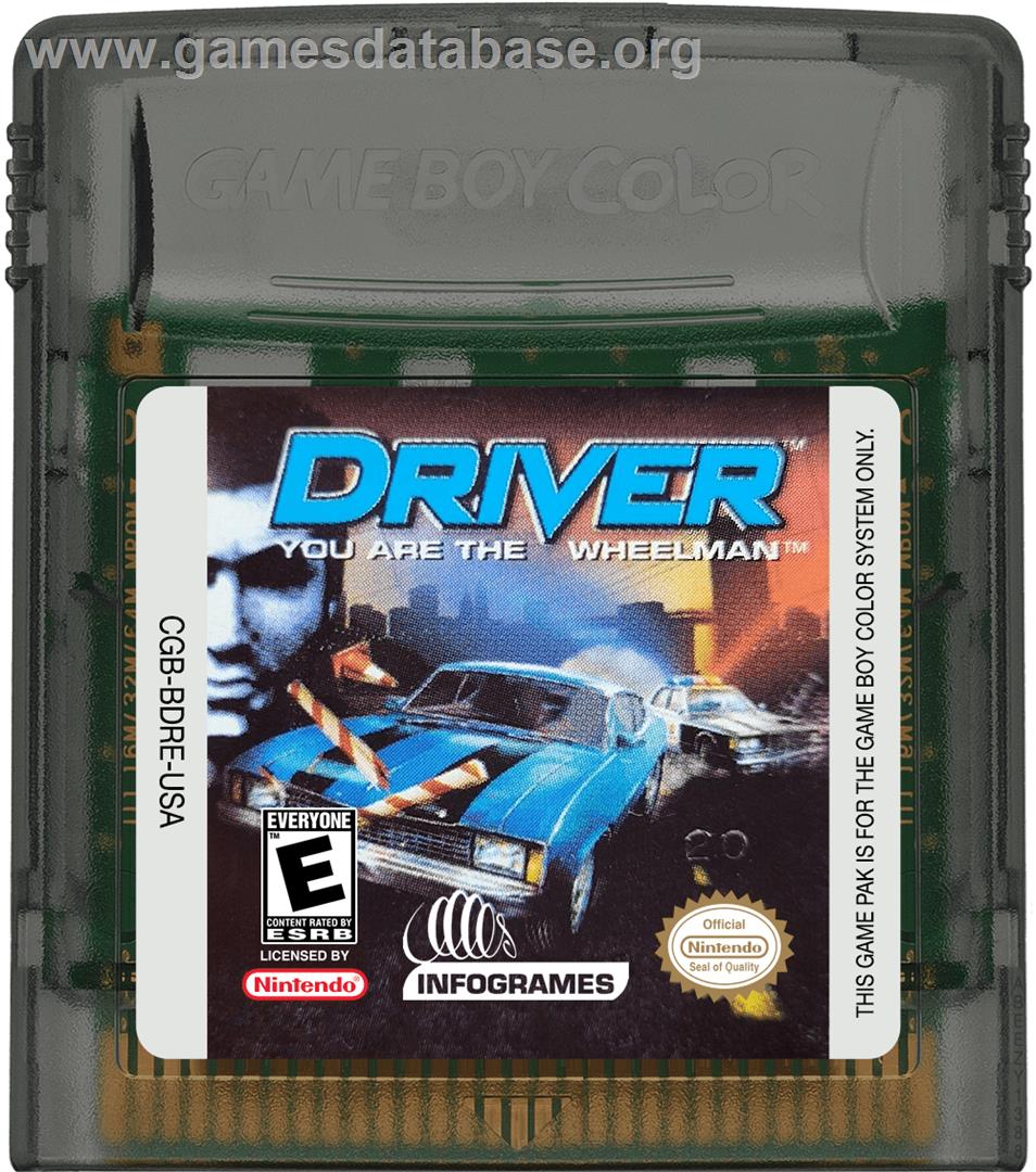 Driver - You Are The Wheelman - Nintendo Game Boy Color - Artwork - Cartridge