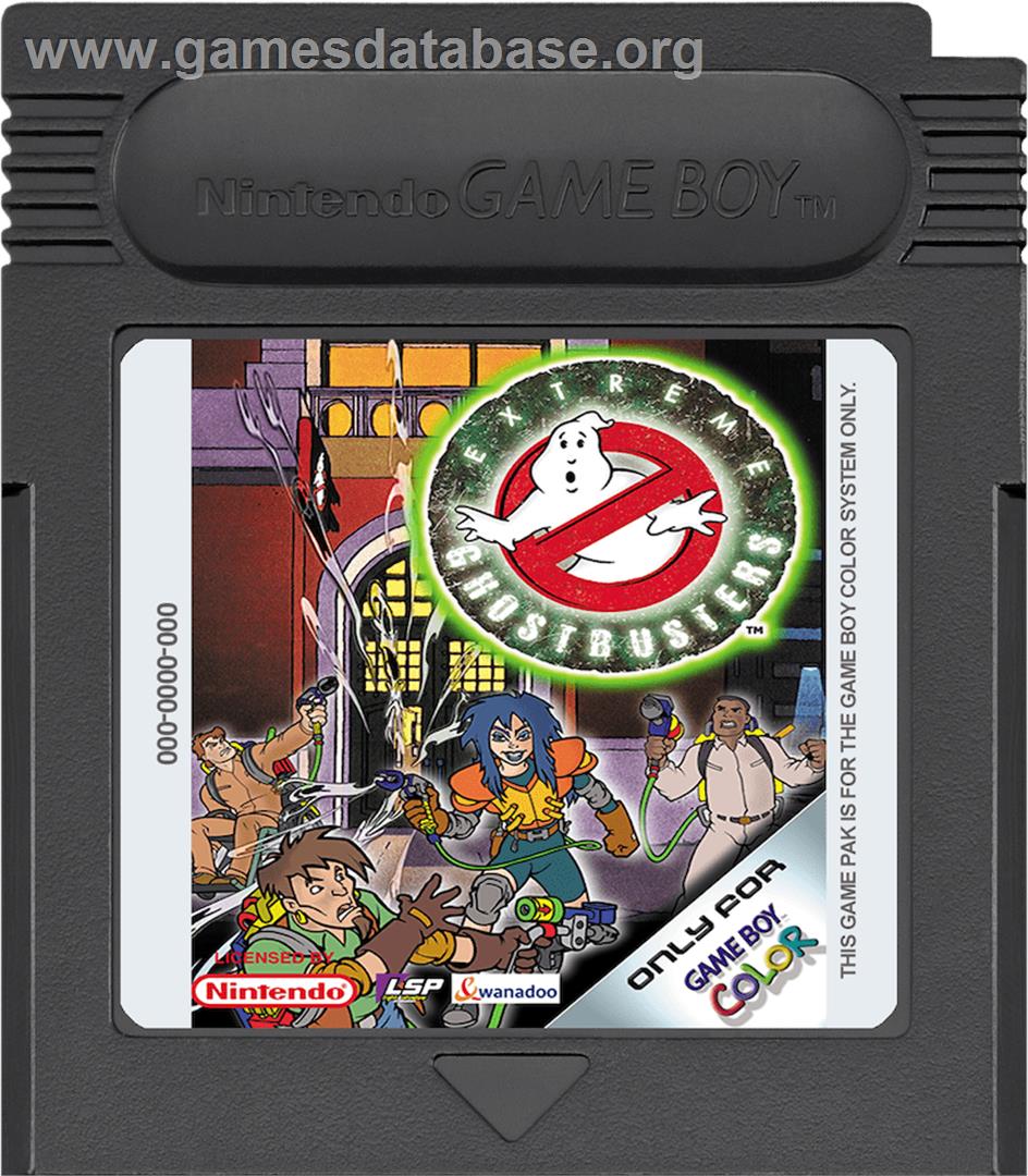 Extreme Ghostbusters - Nintendo Game Boy Color - Artwork - Cartridge