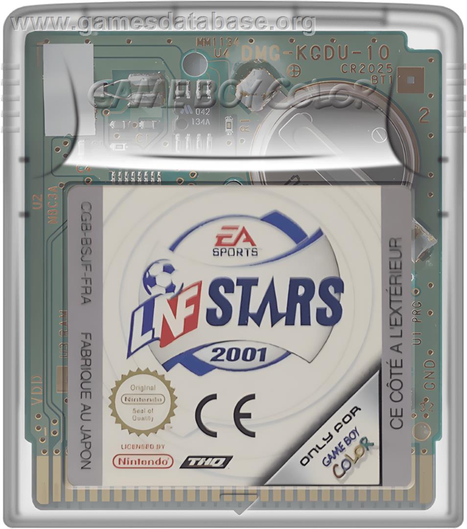 F.a. Premier League Stars 2001, The - Nintendo Game Boy Color - Artwork - Cartridge