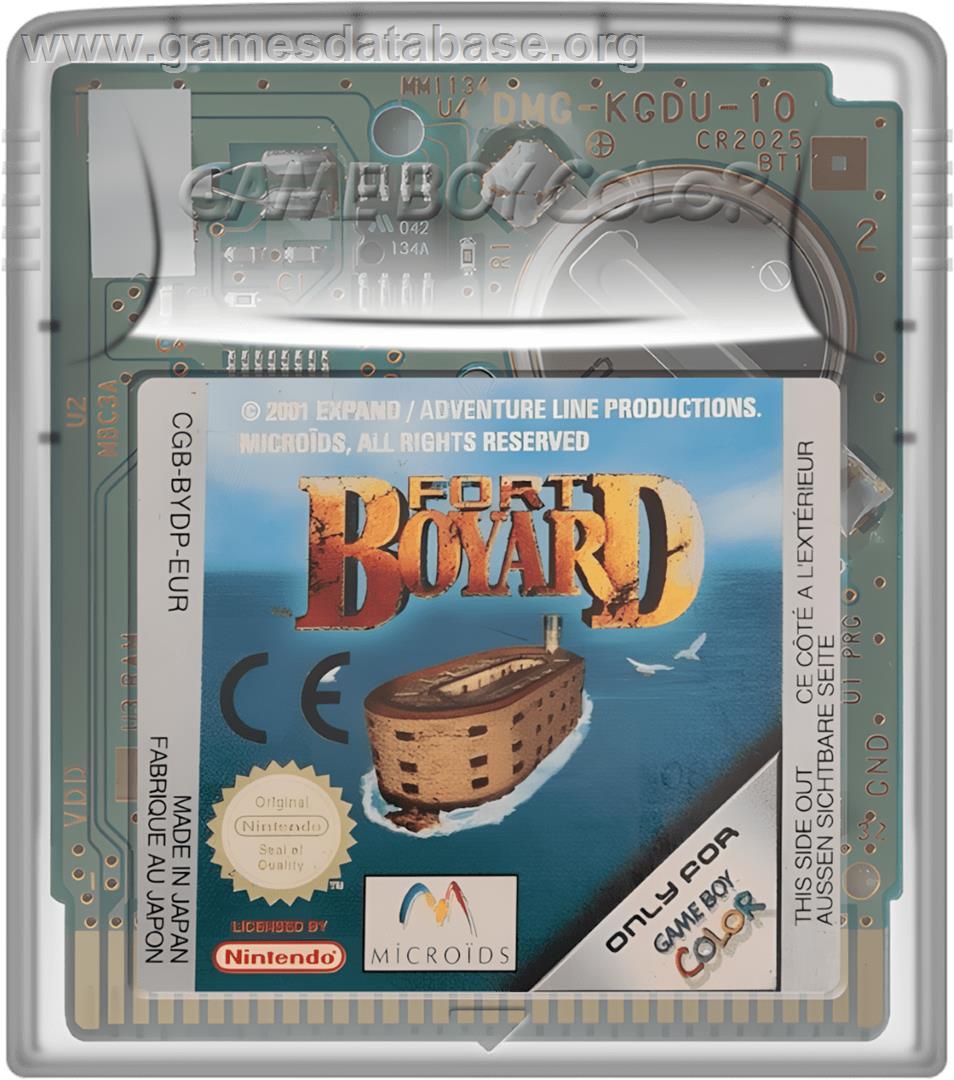 Fort Boyard - Nintendo Game Boy Color - Artwork - Cartridge
