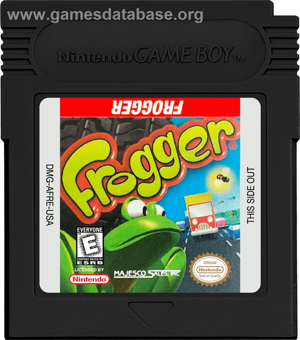 Frogger - Nintendo Game Boy Color - Artwork - Cartridge