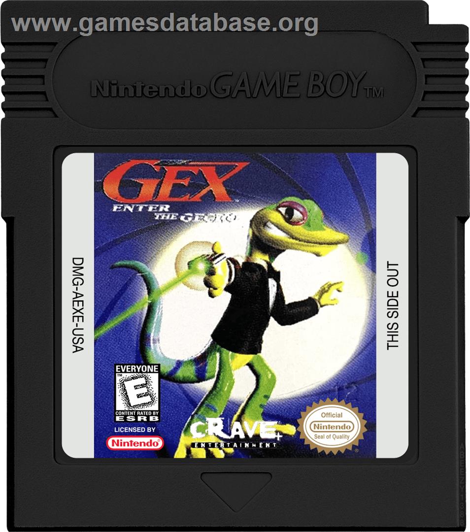 Gex - Enter The Gecko - Nintendo Game Boy Color - Artwork - Cartridge
