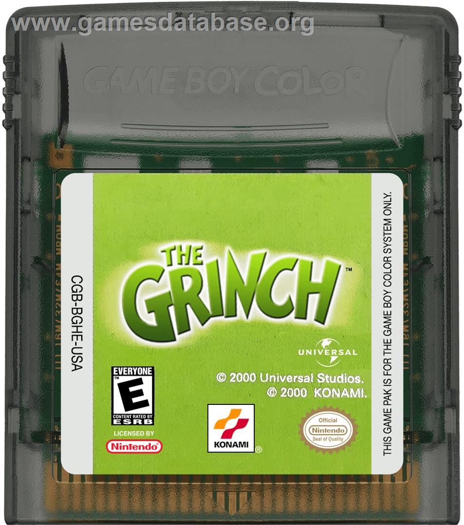 Grinch - Nintendo Game Boy Color - Artwork - Cartridge
