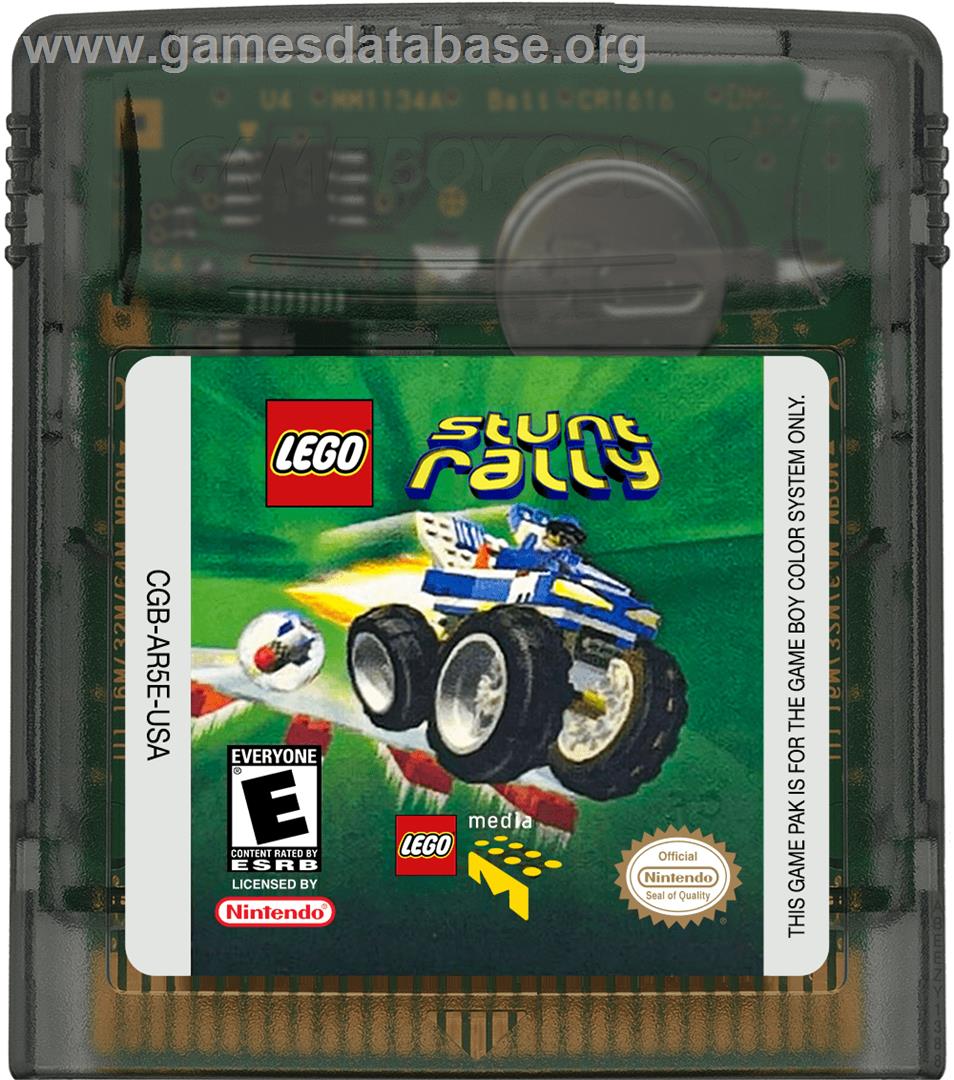 LEGO Stunt Rally - Nintendo Game Boy Color - Artwork - Cartridge