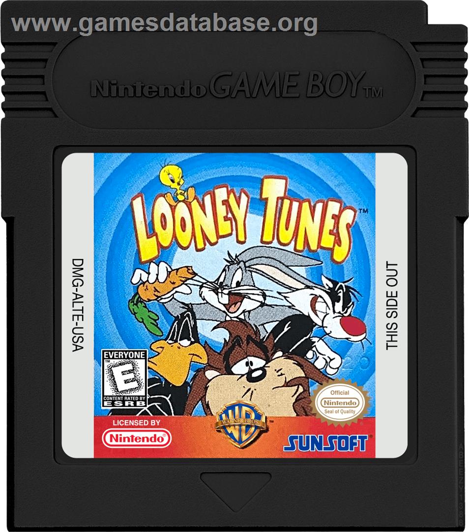 Looney Tunes - Nintendo Game Boy Color - Artwork - Cartridge