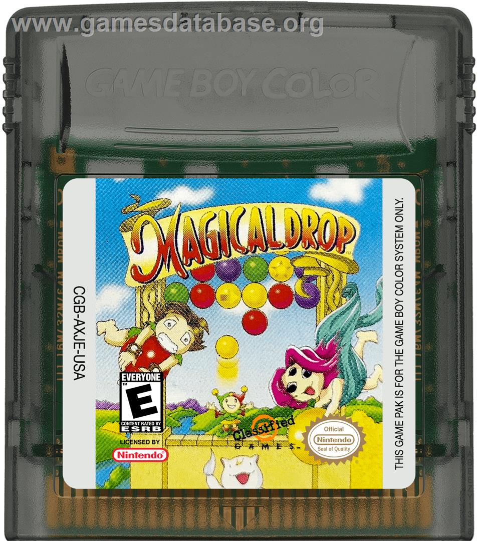 Magical Drop - Nintendo Game Boy Color - Artwork - Cartridge