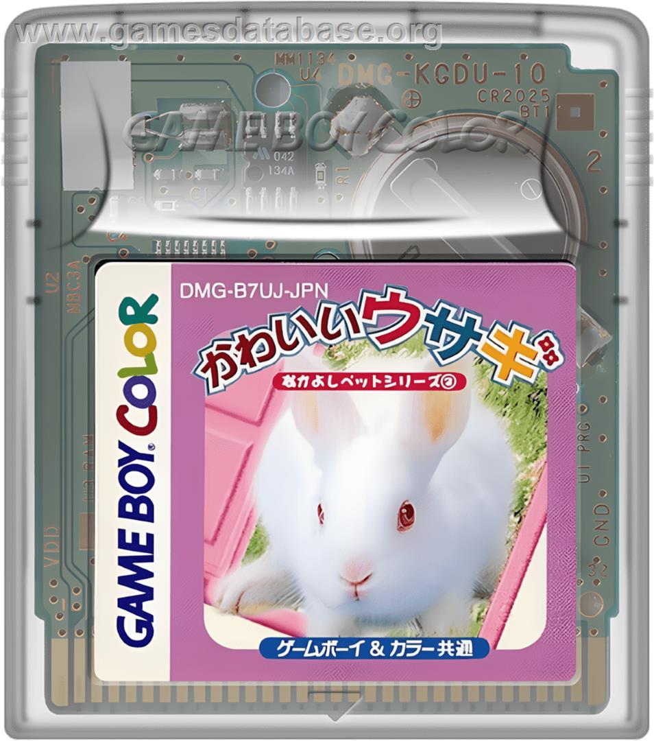 Nakayoshi Pet Series 2 - Kawaii Usagi - Nintendo Game Boy Color - Artwork - Cartridge