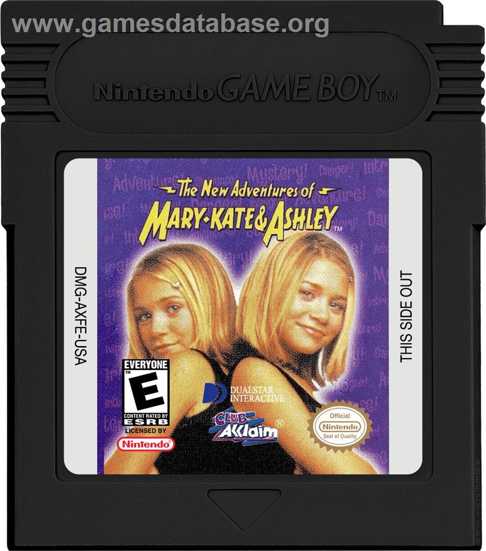 New Adventures Of Mary-kate And Ashley, The - Nintendo Game Boy Color - Artwork - Cartridge