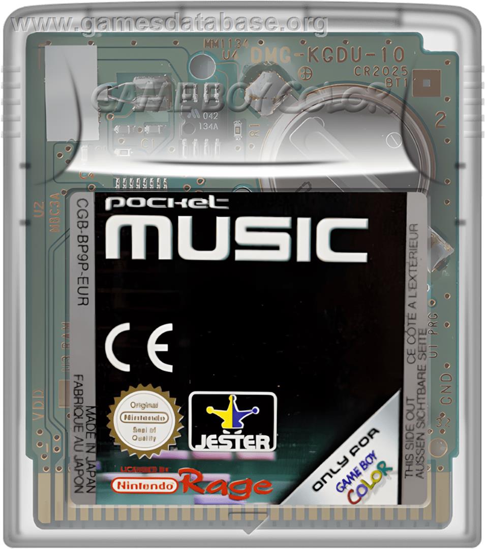 Pocket Music - Nintendo Game Boy Color - Artwork - Cartridge