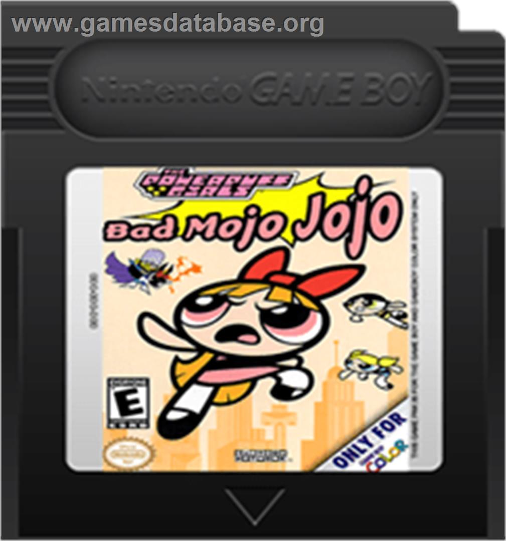 Powerpuff Girls: Bad Mojo Jojo - Nintendo Game Boy Color - Artwork - Cartridge