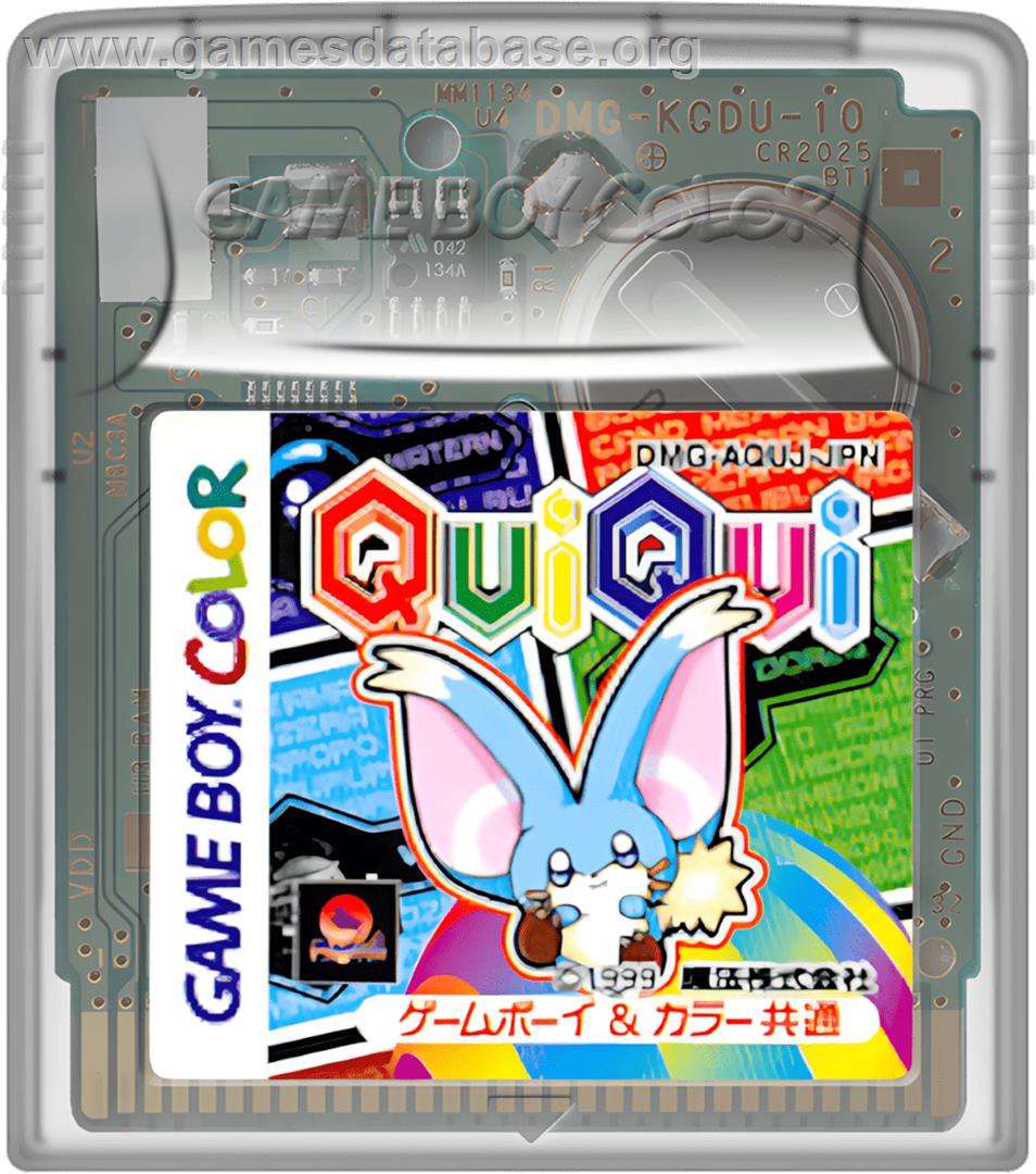 Qui Qui - Nintendo Game Boy Color - Artwork - Cartridge