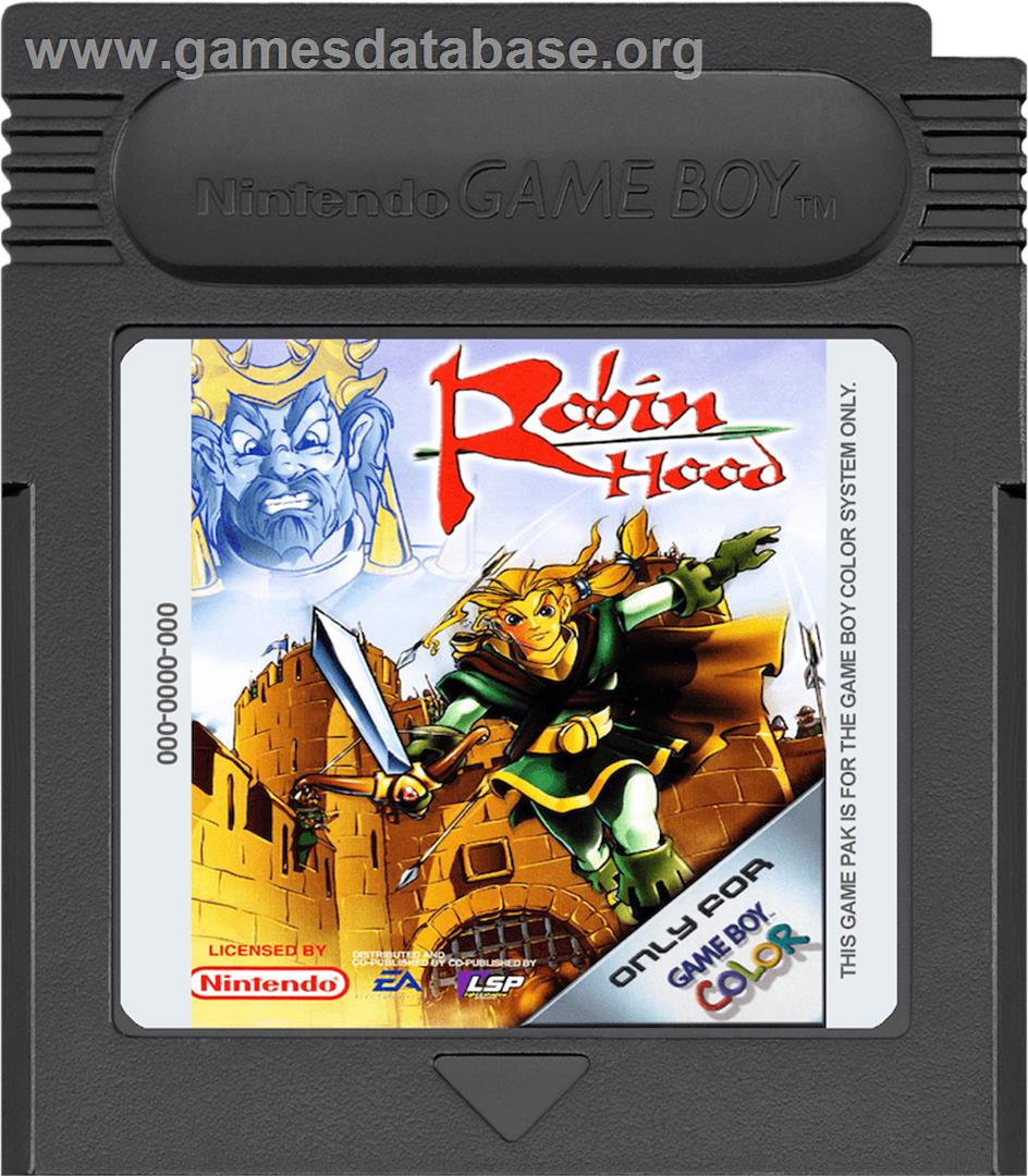 Robin Hood - Nintendo Game Boy Color - Artwork - Cartridge