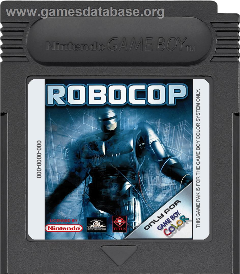 RoboCop - Nintendo Game Boy Color - Artwork - Cartridge